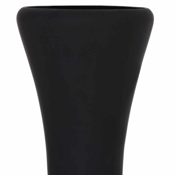 ΔΙΑΚΟΣΜΗΤΙΚΟ ΒΑΖΟ ΔΑΠΕΔΟΥ NEBULA HM4660.01L FIBER CEMENT ΜΑΥΡΟ--ΞΥΛΟ ΤΕΑΚ Φ45x172Υεκ - Image 4