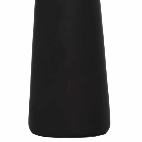 ΔΙΑΚΟΣΜΗΤΙΚΟ ΒΑΖΟ ΔΑΠΕΔΟΥ NEBULA HM4660.01L FIBER CEMENT ΜΑΥΡΟ--ΞΥΛΟ ΤΕΑΚ Φ45x172Υεκ - Image 6