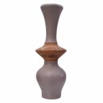 ΔΙΑΚΟΣΜΗΤΙΚΟ ΒΑΖΟ ΔΑΠΕΔΟΥ NEBULA HM4660.05S FIBER CEMENT TAUPE--ΞΥΛΟ ΤΕΑΚ Φ45x115Υεκ