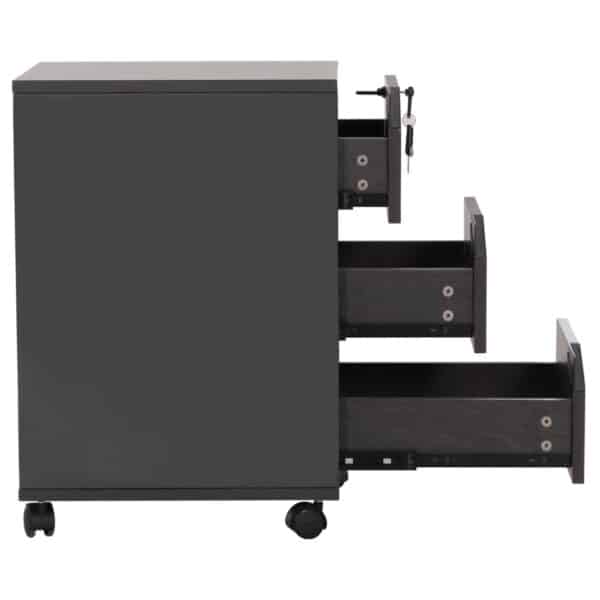 ΕΠΑΓΓΕΛΜΑΤΙΚΗ ΣΥΡΤΑΡΙΕΡΑ ΓΡΑΦΕΙΟΥ ΜΕ ΡΟΔΑΚΙΑ ROSEWOOD HM2108 40X42X60Y εκ. - Image 5