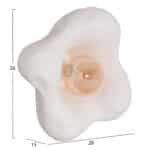 ΕΠΙΤΟΙΧΙΟ ΦΩΤΙΣΤΙΚΟ LUXON HM4701.02M FIBER CEMENT ΣΕ ΛΕΥΚΟ 28x15x28Υεκ. - Image 2