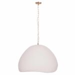 ΦΩΤΙΣΤΙΚΟ ΟΡΟΦΗΣ ΚΡΕΜΑΣΤΟ JAYLEN HM4703.02L FIBER CEMENT ΛΕΥΚΟ 65x55x45Υεκ. - Image 3