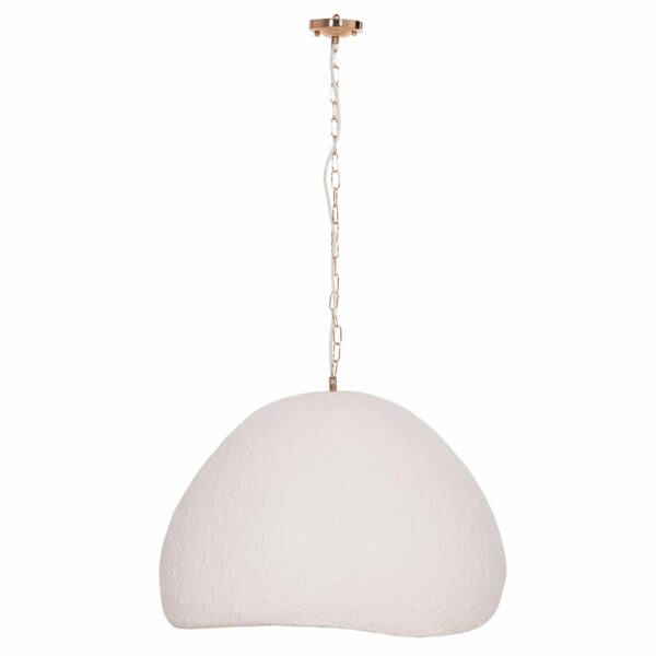 ΦΩΤΙΣΤΙΚΟ ΟΡΟΦΗΣ ΚΡΕΜΑΣΤΟ JAYLEN HM4703.02L FIBER CEMENT ΛΕΥΚΟ 65x55x45Υεκ. - Image 3