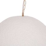 ΦΩΤΙΣΤΙΚΟ ΟΡΟΦΗΣ ΚΡΕΜΑΣΤΟ JAYLEN HM4703.02L FIBER CEMENT ΛΕΥΚΟ 65x55x45Υεκ. - Image 4