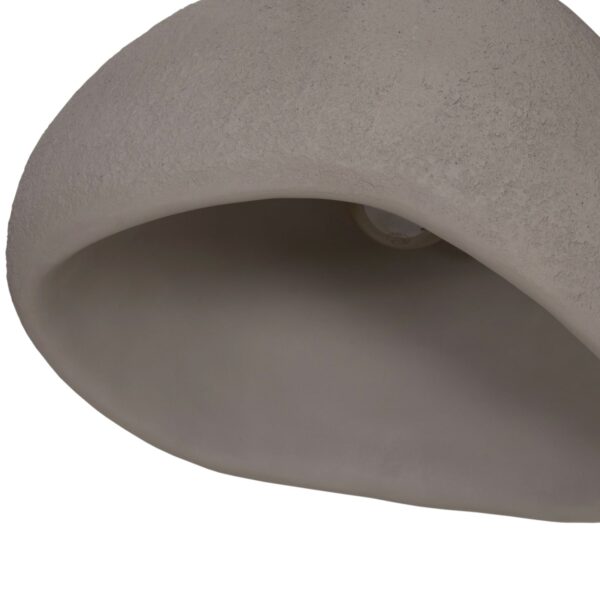 ΦΩΤΙΣΤΙΚΟ ΟΡΟΦΗΣ ΚΡΕΜΑΣΤΟ JAYLEN HM4703.03L FIBER CEMENT ΓΚΡΙ 65x55x45Υεκ. - Image 6