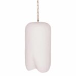 ΦΩΤΙΣΤΙΚΟ ΟΡΟΦΗΣ ΚΡΕΜΑΣΤΟ LOGKY HM4704.02S--FIBER CEMENT ΛΕΥΚΟ Φ24x47Υεκ