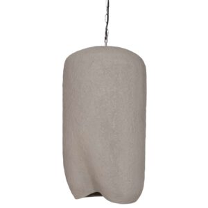 ΦΩΤΙΣΤΙΚΟ ΟΡΟΦΗΣ ΚΡΕΜΑΣΤΟ LOGKY HM4704.03L--FIBER CEMENT ΓΚΡΙ 35x35x67Υεκ