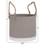 ΓΛΑΣΤΡΑ ΕΣ. ΧΩΡΟΥ ΣΕΙΡΑ TRYLL HM4690S FIBER CEMENT ΓΚΡΙ & ΣΧΟΙΝΙ Φ23x20Υεκ. - Image 2