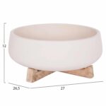 ΓΛΑΣΤΡΑ ΕΣ.ΧΩΡΟΥ FRELLO HM4674.02M ΛΕΥΚΟ FIBER CEMENT--TEAK ΒΑΣΗ 27x26,5x12Υεκ. - Image 2