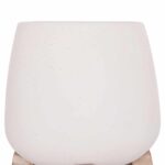 ΓΛΑΣΤΡΑ ΕΣ.ΧΩΡΟΥ FRELLO HM4674.02S ΛΕΥΚΟ FIBER CEMENT--TEAK ΒΑΣΗ 14,5x14,5x16Υεκ. - Image 6