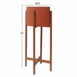 ΓΛΑΣΤΡΑ ΕΣΩΤ.ΧΩΡΟΥ RENTIL HM4684.08L FIBER CEMENT ΧΡΩΜΑ ΤΕΡΑΚΟΤΑ--ΒΑΣΗ TEAK Φ25x65Υ - Image 2