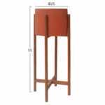 ΓΛΑΣΤΡΑ ΕΣΩΤ.ΧΩΡΟΥ RENTIL HM4684.08S FIBER CEMENT ΧΡΩΜΑ ΤΕΡΑΚΟΤΑ--ΒΑΣΗ TEAK Φ25x55Υ - Image 2