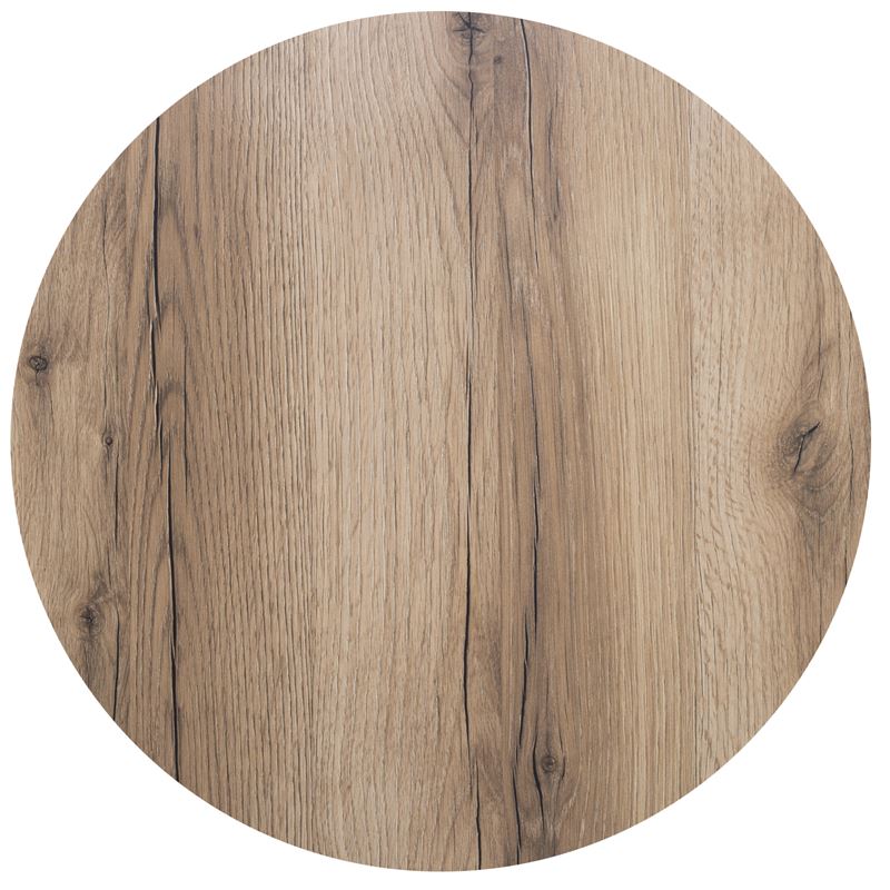 hpl-epifaneia-trapeziou-apochrosi-natural-wood-enlarge HPL (High Pressure Laminated) Επιφάνεια Τραπεζιού Απόχρωση Natural Wood Φ70cm/12mm - Image 1