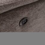 ΚΑΝΑΠΕΣ ΑΡΙΣΤΕΡΗ ΓΩΝΙΑ-ΑΝΑΚΛΙΣΗ & ΑΠΟΘ.ΧΩΡΟΣ-RESTRO HM3339.02L ΜΠΕΖ ΥΦΑΣΜΑ 284x224x76Υεκ - Image 5