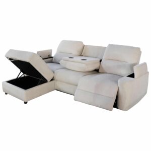 ΚΑΝΑΠΕΣ ΑΡΙΣΤΕΡΗ ΓΩΝΙΑ SYNTHIA HM3308.01L ΑΝΑΚΛΙΣΗ & ΑΠΟΘ.ΧΩΡΟΣ--ΜΠΕΖ 245x170x98Υεκ