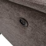 ΚΑΝΑΠΕΣ ΔΕΞΙΑ ΓΩΝΙΑ-ΑΝΑΚΛΙΣΗ & ΑΠΟΘ.ΧΩΡΟΣ-RESTRO HM3339.02R ΜΠΕΖ ΥΦΑΣΜΑ 284x224x76Υ - Image 5