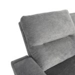 ΚΑΝΑΠΕΣ ΔΕΞΙΑ ΓΩΝΙΑ SYNTHIA HM3308.03R ΑΝΑΚΛΙΣΗ & ΑΠΟΘ.ΧΩΡΟΣ--ΓΚΡΙ 245x170x98Υεκ - Image 6