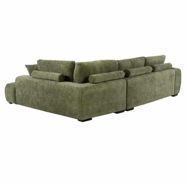 ΚΑΝΑΠΕΣ ΓΩΝΙΑ (ΔΕΞΙΑ) COVEN HM3266.14R ΠΡΑΣΙΝΟ ΥΦΑΣΜΑ 298x102-208x85Υεκ. - Image 5