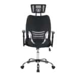 ΚΑΡΕΚΛΑ ΓΡΑΦΕΙΟΥ BRIEF HM1206.01 ΜΑΥΡΟ MESH--ΒΑΣΗ ΧΡΩΜΙΟΥ 63x64x122Υεκ. - Image 6