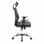 ΚΑΡΕΚΛΑ ΓΡΑΦΕΙΟΥ BRIEF HM1206.02 ΓΚΡΙ MESH--ΒΑΣΗ ΧΡΩΜΙΟΥ 63x64x122Υεκ. - Image 4