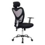 ΚΑΡΕΚΛΑ ΓΡΑΦΕΙΟΥ CUORE HM1207.01 ΜΑΥΡΟΣ ΣΚΕΛΕΤΟΣ-ΜΑΥΡΟ MESH 63x61x125Υεκ