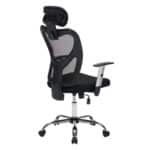 ΚΑΡΕΚΛΑ ΓΡΑΦΕΙΟΥ CUORE HM1207.01 ΜΑΥΡΟΣ ΣΚΕΛΕΤΟΣ-ΜΑΥΡΟ MESH 63x61x125Υεκ - Image 5