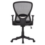 ΚΑΡΕΚΛΑ ΓΡΑΦΕΙΟΥ KRAM HM1208.01 ΜΑΥΡΟΣ ΣΚΕΛΕΤΟΣ--ΜΑΥΡΟ MESH 64x64x100-108Υεκ. - Image 6