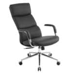 ΚΑΡΕΚΛΑ ΓΡΑΦΕΙΟΥ MEITE HM18353.01 ΜΑΥΡΟ PU ΔΕΡΜΑ--ΒΑΣΗ ΧΡΩΜΙΟΥ 66x71x127Υεκ - Image 6