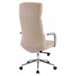 ΚΑΡΕΚΛΑ ΓΡΑΦΕΙΟΥ MEITE HM18353.02 ΜΠΕΖ PU ΔΕΡΜΑ--ΒΑΣΗ ΧΡΩΜΙΟΥ 66x71x127Υεκ - Image 5