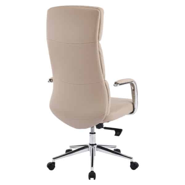 ΚΑΡΕΚΛΑ ΓΡΑΦΕΙΟΥ MEITE HM18353.02 ΜΠΕΖ PU ΔΕΡΜΑ--ΒΑΣΗ ΧΡΩΜΙΟΥ 66x71x127Υεκ - Image 5