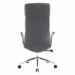 ΚΑΡΕΚΛΑ ΓΡΑΦΕΙΟΥ MEITE HM18353.10 ΓΚΡΙ PU ΔΕΡΜΑ--ΒΑΣΗ ΧΡΩΜΙΟΥ 66x71x127Υεκ - Image 5