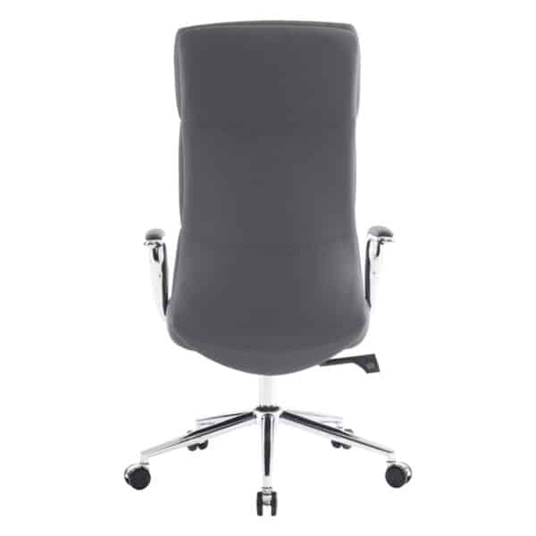 ΚΑΡΕΚΛΑ ΓΡΑΦΕΙΟΥ MEITE HM18353.10 ΓΚΡΙ PU ΔΕΡΜΑ--ΒΑΣΗ ΧΡΩΜΙΟΥ 66x71x127Υεκ - Image 5