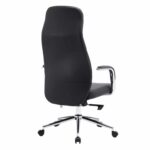 ΚΑΡΕΚΛΑ ΓΡΑΦΕΙΟΥ TEETER HM18355.01 ΜΑΥΡΟ PU ΔΕΡΜΑ--ΒΑΣΗ ΧΡΩΜΙΟΥ 67x66x121Υεκ - Image 5