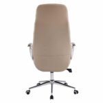 ΚΑΡΕΚΛΑ ΓΡΑΦΕΙΟΥ TEETER HM18355.02 ΜΠΕΖ PU ΔΕΡΜΑ--ΒΑΣΗ ΧΡΩΜΙΟΥ 67x66x121Υεκ - Image 6