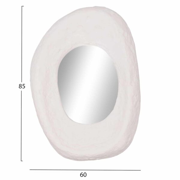 ΚΑΘΡΕΠΤΗΣ ΤΟΙΧΟΥ RIFFE HM4695.02 FIBER CEMENT ΛΕΥΚΟ 60x13x85Υεκ. - Image 2