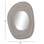ΚΑΘΡΕΠΤΗΣ ΤΟΙΧΟΥ RIFFE HM4695.03 FIBER CEMENT ΓΚΡΙ 60x13x85Υεκ. - Image 2