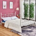 ΚΡΕΒΑΤΙ ΜΕΤΑΛΛΙΚΟ KAMIL 150x200 εκ. ΛΕΥΚΟ ΧΡΩΜΑ HM575.02