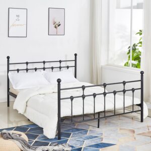 ΚΡΕΒΑΤΙ ΜΕΤΑΛΛΙΚΟ KAMIL 150x200 εκ. ΜΑΥΡΟ ΧΡΩΜΑ HM575.01