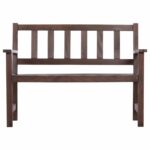 ΠΑΓΚΑΚΙ ΞΥΛΙΝΟ ΝΑΞΟΣ 2ΘΕΣΙΟ ΑΠΟ ΜΑΣΙΦ ΟΞΙΑ ΕΜΠΟΤΙΣΜΟΥ ΚΑΡΥΔΙ 110x68x84Υεκ.HM5407 - Image 3