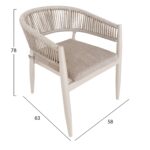 ΠΟΛΥΘΡΟΝΑ ΑΛΟΥΜΙΝΙΟΥ LISTON HM6646.04 ΣΧΟΙΝΙ-OLEFIN--ΣΑΜΠΑΝΙ 58x63x78Υεκ - Image 2