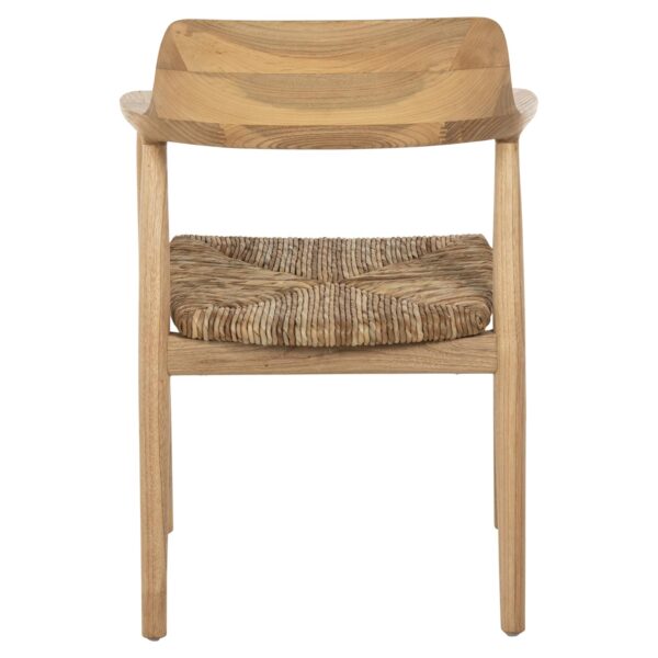 ΠΟΛΥΘΡΟΝΑ KINGSLEY HM9634.01 ΞΥΛΟ TEAK & ΨΑΘΑ ΣΕ ΦΥΣΙΚΟ ΧΡΩΜΑ 57,5x54x80Yεκ. - Image 6