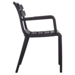 ΠΟΛΥΘΡΟΝΑ ΠΟΛΥΠΡΟΠΥΛΕΝΙΟΥ PHILLY HM6123.02 ΜΑΥΡΟ 58.5x49x83.5Υεκ. - Image 4