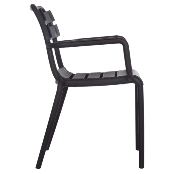 ΠΟΛΥΘΡΟΝΑ ΠΟΛΥΠΡΟΠΥΛΕΝΙΟΥ PHILLY HM6123.02 ΜΑΥΡΟ 58.5x49x83.5Υεκ. - Image 4