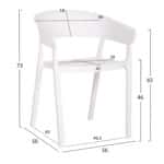 ΠΟΛΥΘΡΟΝΑ ΠΟΛΥΠΡΟΠΥΛΕΝΙΟΥ PERFOE HM5941.01 ΛΕΥΚΗ 56x50x73Υεκ. - Image 2