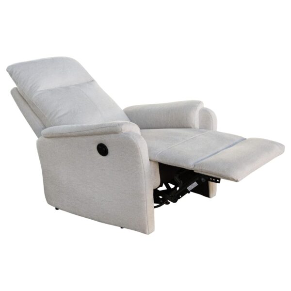 ΠΟΛΥΘΡΟΝΑ RELAX ΜΕ ΗΛΕΚΤΡΙΚΗ ΑΝΑΚΛΙΣΗ SYNTHIA HM3309.01 ΜΠΕΖ ΥΦΑΣΜΑ 75x87x102Yεκ - Image 3