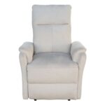 ΠΟΛΥΘΡΟΝΑ RELAX ΜΕ ΗΛΕΚΤΡΙΚΗ ΑΝΑΚΛΙΣΗ SYNTHIA HM3309.01 ΜΠΕΖ ΥΦΑΣΜΑ 75x87x102Yεκ - Image 4