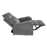 ΠΟΛΥΘΡΟΝΑ RELAX ΜΕ ΗΛΕΚΤΡΙΚΗ ΑΝΑΚΛΙΣΗ SYNTHIA HM3309.03 ΓΚΡΙ ΥΦΑΣΜΑ 75x87x102Yεκ - Image 5