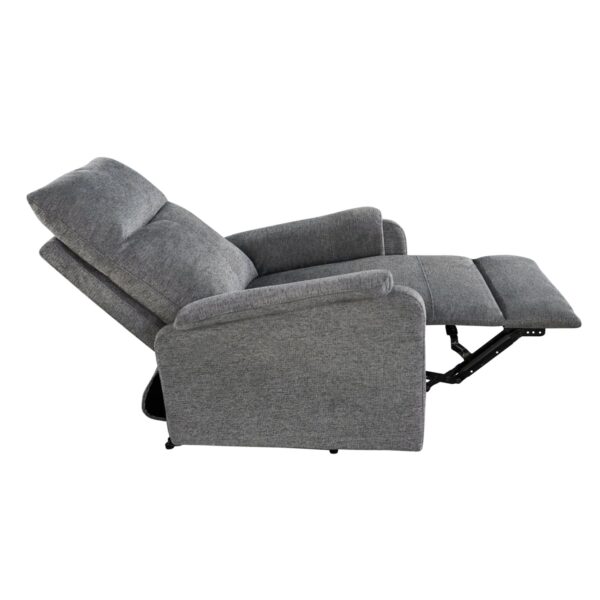 ΠΟΛΥΘΡΟΝΑ RELAX ΜΕ ΗΛΕΚΤΡΙΚΗ ΑΝΑΚΛΙΣΗ SYNTHIA HM3309.03 ΓΚΡΙ ΥΦΑΣΜΑ 75x87x102Yεκ - Image 5