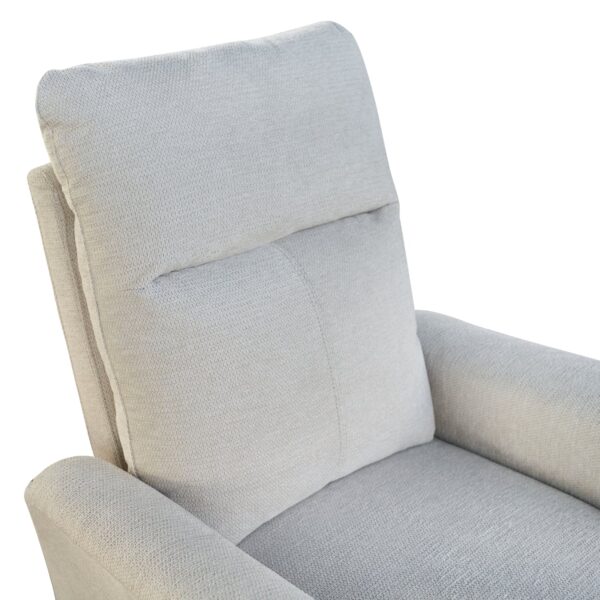 ΠΟΛΥΘΡΟΝΑ RELAX ΜΕ ΗΛΕΚΤΡΙΚΗ ΑΝΑΚΛΙΣΗ SYNTHIA HM3309.01 ΜΠΕΖ ΥΦΑΣΜΑ 75x87x102Yεκ - Image 5