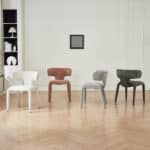 ΠΟΛΥΘΡΟΝΑ ΤΡΑΠΕΖΑΡΙΑΣ BIEN HM18361.01 ΑΝΟΙΧΤΟ ΓΚΡΙ ΥΦΑΣΜΑ 49,5x55,5x76Υ εκ. - Image 2